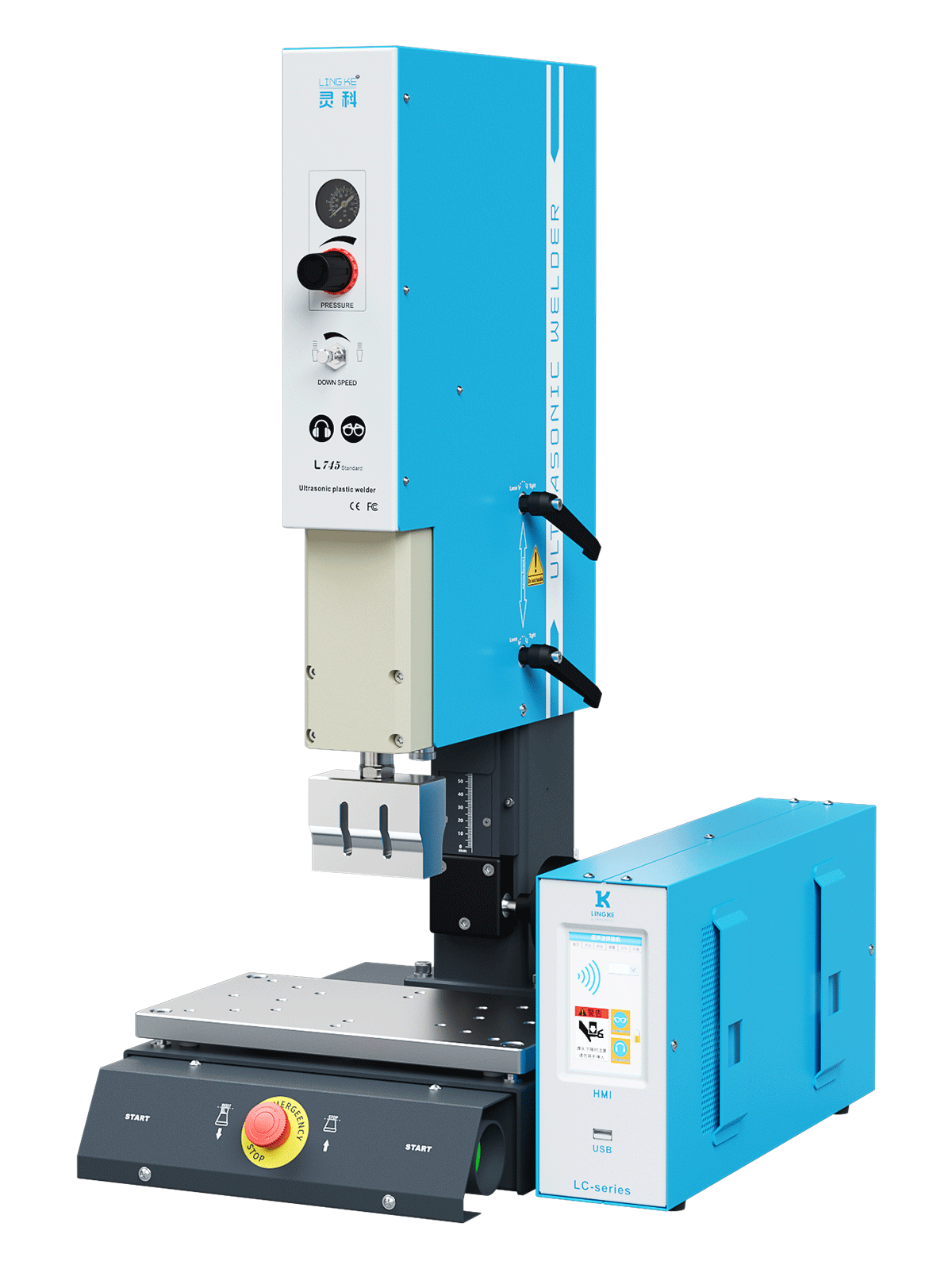 靈科超聲波塑料焊接機 28kHz-1200W L745 Standard 數(shù)字