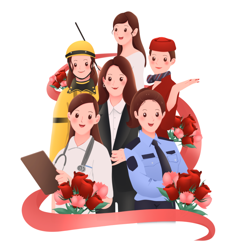 千庫網(wǎng)_38婦女節(jié)職業(yè)女性群像_元素編號(hào)13392108